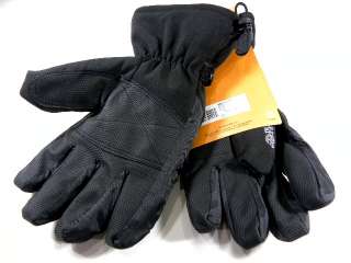   Duty Black Nylon Fleece Snow Winter Work/Everyday Men Gloves  