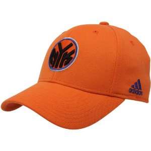  NBA adidas New York Knicks Orange Basic Logo Structured 