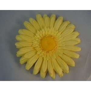  Yellow Gerber Daisy Hair Flower Clip Beauty