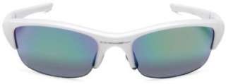 Oakley Mens Flak Jacket Iridium Sunglasses White  