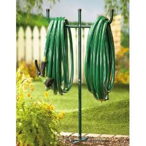    Iron Hose Holder Rack By Collections Etc Patio, Lawn & Garden