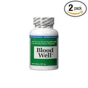  Healthy Living Solutions Blood Well 3 Bottles 180 Tablets 