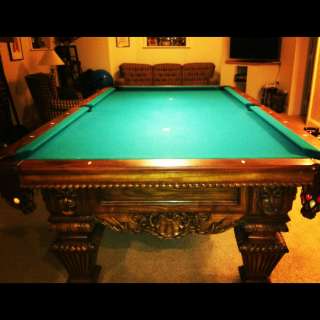 PETER VITALIE HAND MADE POOL TABLE  SIGNATURE LORD NELSON COLLECTION 