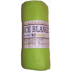    Marc Gold 50 X 60 Lime Green Fleece Blanket