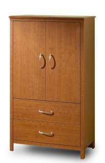 Very Large Oak 2 Door Wardrobe Closet, Extreme Stable Over 200 lbs
