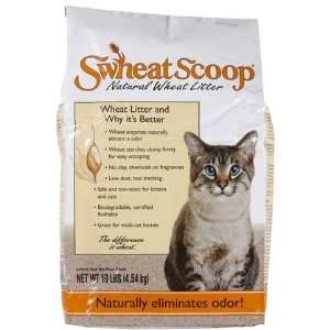  Swheat Scoop Natural Wheat Litter   10 lb (Quantity of 1 