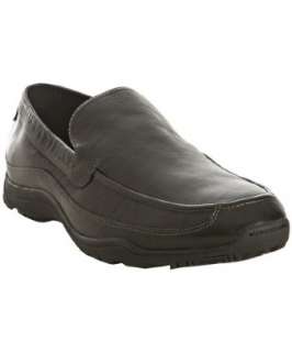 Cole Haan black leather Air Hughes.Moc.Toe loafers   up to 