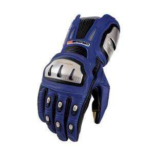  ICON TiMax TRX Long Motorcycle Gloves BLUE 3XL Automotive