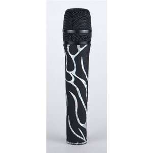 MicFX® Microphone Sleeve Silver Flames / For Wireless Microphones