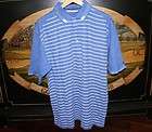 Mens Callaway Blue Golf Polo Shirt Sz L 100% Cotton  