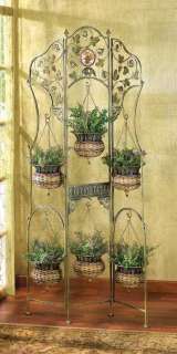 HANGING PLANT STAND PLANTER SCROLL ROOM DIVIDER SCREEN  