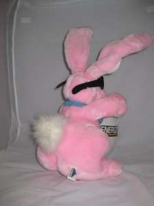 Energizer Pink Bunny Plush w Drum 13P6 19H Rabbit Stuffed Animal toy 