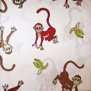  Monkeys Bananas Full Sheet Set Monkey Sheets by Divatex 