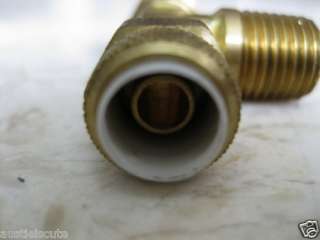 Brass Pneumatic T Fitting 1/4NPT 3/8 Tube Compression  
