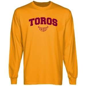   Hills Toros Gold Logo Arch Long Sleeve T shirt