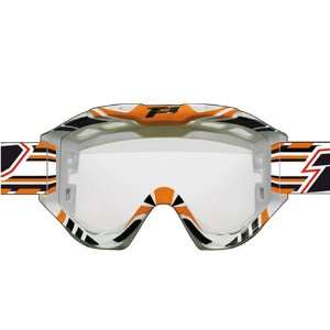   Stealth Adult Dirt Bike Motorcycle Goggles Eyewear   Orange / One Size