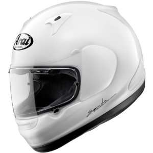   Solid Signet/Q Street Bike Racing Motorcycle Helmet   White / X/Small