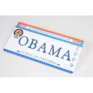    President Obama Inauguration License Plate 
