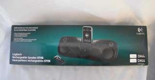 Logitech S715i Rechargeable Black Portable Speaker for iPod and iPhone 