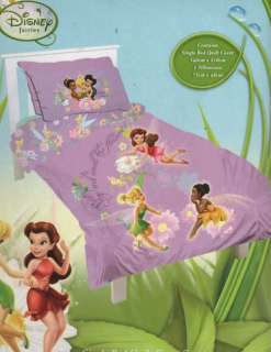   Fairy Iridessa Rosetta Lilac DOUBLE Quilt Cover Set REVERSIBLE  