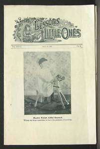 Lessons for Little Ones Features Old Rocking Horse 1902  