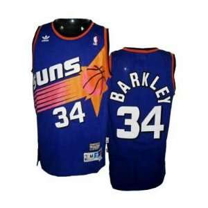  Phoenix Suns #34 Charles Barkley Purple Throwback Jersey 
