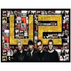 Magnet (Large) U2   ALBUM COLLAGE (Bono, The Edge, Clayton, & Mullen)