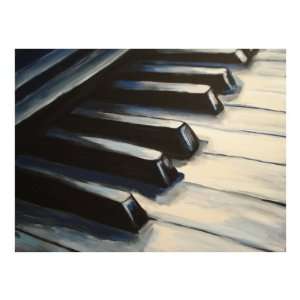  Piano Keys (3/4) Giclee Poster Print by Todd Horne, 16x20 