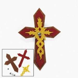  Adult Religious Cross Felt Pins Craft Kit   Adult Crafts 