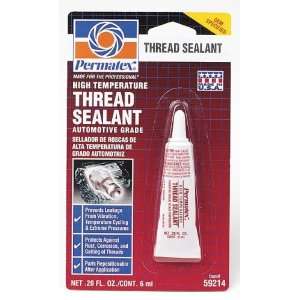  Permatex 59214 High Temperature Thread Sealant, 6 ml Tube 