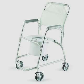 New Invacare Mobile Shower Chair Commode Transport  