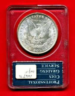 1887 PCGS Morgan Silver Dollar OLD STYLE RATTLER HIGH GRADE COIN 