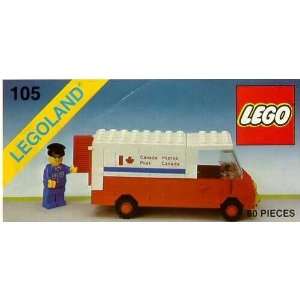 LEGO Classic Town Mail Van Canada Post 105: Toys & Games
