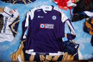Cruz azul Goalkeeper Long Sleeved 2010 Original Jersey Shirt Camiseta 