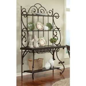  Montana Bakers Rack in Antique Iron Furniture & Decor
