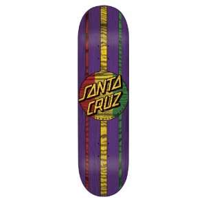  Santa Cruz Skate Deck Rasta Haka Purps Powerply 31.8 Inch 