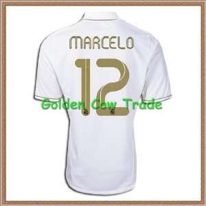  marcelo real madrid jersey 11/12+customize name Sports 