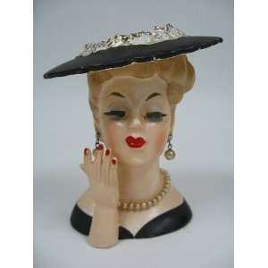  NAPCO Head Vase with Red Lips 1958 C3343A Health 
