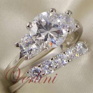 his is 925 sterling silver platinum plated multi stones famous wedding 