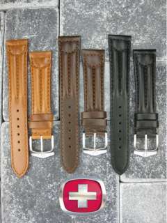 19mm SWISS ARMY CAVALRY MILITARY Leather Strap Band 19  