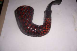 Quality Tobacco Pipe w/stand,felt bag, filter in box  