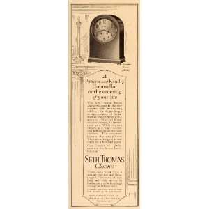  1914 Vintage Ad Seth Thomas Clocks Bronze Doric Model 
