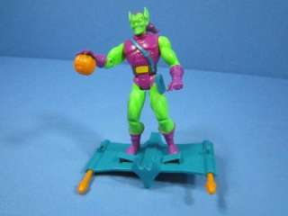   JOINTED MARVEL GREEN GOBLIN & GLIDER FROM SPIDERMAN WITH ACCESSORIES