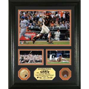  Buster Posey Infield Dirt Coin Showcase Photo Mint   MLB 
