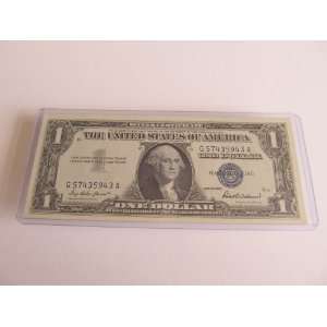 1957 $1 Silver Certificate One Uncirculated Dollar Blue Seal New Bill 
