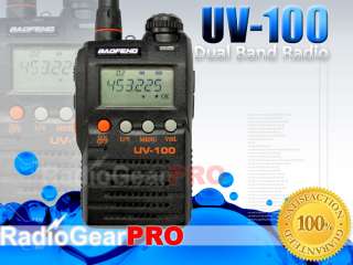 BaoFeng UV 100 VHF/UHF Dual Band radio transceiver  