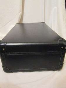 Vintage Globe Trotter Suitcase Luggage Black  