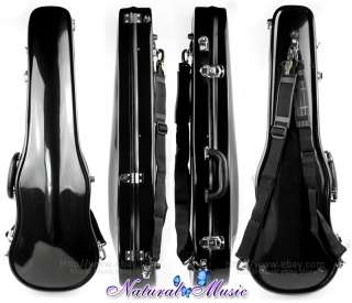   Fiberglass 4/4 Violin Case Black Color Beautiful Violin Case  