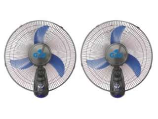 NEW 16in HYDROPONICS OSCILLATING wall MOUNT Fan (2 Pack) AIR 16 INCH 
