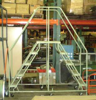 Warehouse Ladder 5 steps roll around double sided  